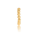 Gold plated silver hoop earrings by Gexist®