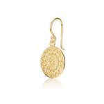 Gold plated silver pendant earrings by Gexist®
