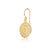 Gold plated silver pendant earrings by Gexist®