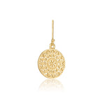 Gold plated silver pendant earrings by Gexist®