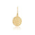 Gold plated silver pendant earrings by Gexist®