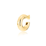 Gold plated sterling silver hoop earrings by Gexist®