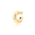 Gold plated sterling silver hoop earrings by Gexist®