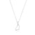 Heart-shaped pendant in sterling silver by Gexist®