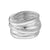 Intertwined mat and shiny Sterling Silver Ring by Gexist®