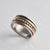 Mixed Metal Beads And Bands Ring (MI712) by Gexist®