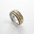 Mixed Metal Spinning Shell Ring (MI701) by Gexist®