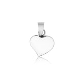 Mother of pearl and sterling silver heart pendant by Gexist®