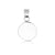 Mother of pearl and sterling silver pendant by Gexist®