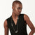 Necklace in Sterling Silver made up of several elements with different finishes between brushed and shiny by Gexist®