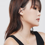 Necklace in Sterling Silver yellow gold plating in Ethno style by Gexist®