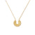 Necklace in Sterling Silver yellow gold plating in Ethno style by Gexist®
