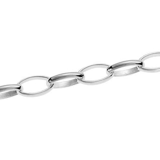 Oval belcher chain with lobster - big links by Gexist®