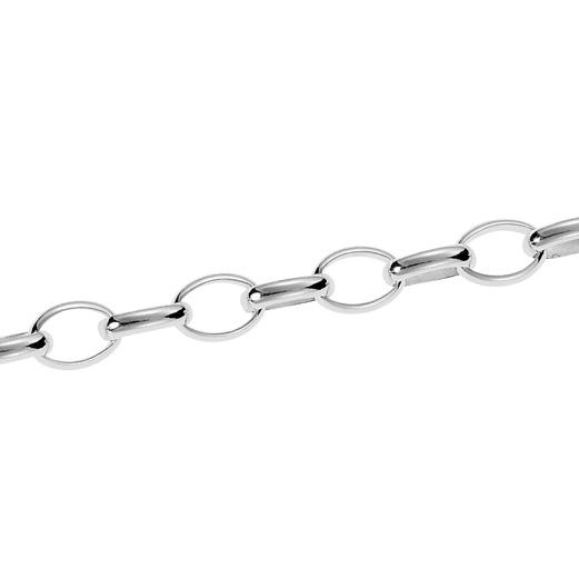 Oval belcher chain with lobster - small links by Gexist®