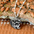 Oxidised Origami Squirrel Necklace (MZA027) by Gexist®
