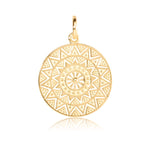 Pendant in silver, gold plating by Gexist®