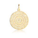 Pendant in silver, gold plating by Gexist®