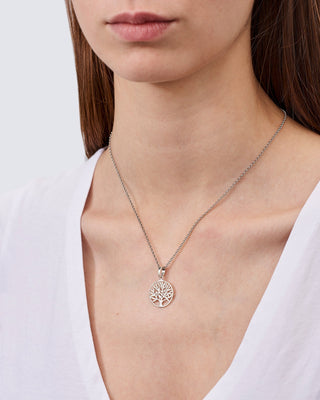 Pendant with a beautiful tree of life in sterling silver by Gexist®