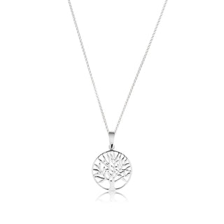 Pendant with a beautiful tree of life in sterling silver by Gexist®