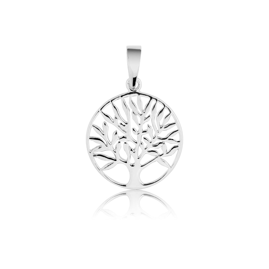 Pendant with a beautiful tree of life in sterling silver by Gexist®