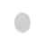 Platinum plated sterling silver stud earrings with a brushed oval design by Gexist®