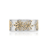 Ring Edelweiss Bicolor Sterling Silver by Gexist®