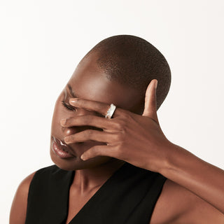 Ring in brushed Sterling Silver by Gexist®