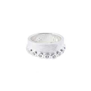 Ring in brushed Sterling Silver by Gexist®