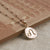 Rose Gold Leo Star Sign Necklace (MS1208RG) by Gexist®