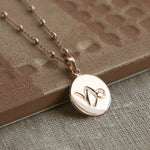 Rose Gold Plated Capricorn Star Sign Necklace (MS1193RG) by Gexist®