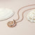 Rose Gold Plated Sterling Silver Nautilus Shell Necklace (MD331) by Gexist®