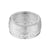 Shiny and Striped Sterling Silver Ring With a Line of White CZ round 1mm by Gexist®