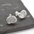 Silver Ammonite Stud Earrings (MA40E) by Gexist®