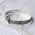 Silver Baby Christening Bangle (MC163) by Gexist®