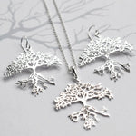 Silver Bonsai Tree Necklace (MF459P) by Gexist®