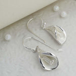 Silver Calla Lily Earrings (MB067E) by Gexist®