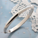 Silver Christening Bangle (MC183) by Gexist®
