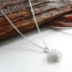Silver Cluster Necklace (MD255P) by Gexist®