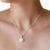 Silver Cluster Necklace (MD255P) by Gexist®