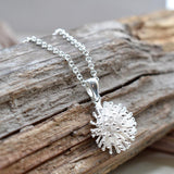 Silver Cluster Necklace (MD255P) by Gexist®