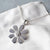 Silver Contemporary Daisy Necklace (MD256P) by Gexist®