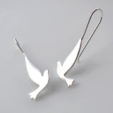 Silver Dove Earrings (ME368E) by Gexist®