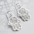 Silver Fatima Hand Necklace (MF463P) by Gexist®