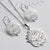 Silver Flowering Lotus Earrings (MF461E) by Gexist®