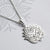 Silver Flowering Lotus Earrings (MF461E) by Gexist®