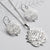 Silver Flowering Lotus Jewellery Set (MF461) by Gexist®