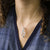 Silver Forget Me Not Cluster Necklace (MB081P) by Gexist®