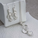 Silver Leaves Earrings (MB059E) by Gexist®
