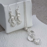 Silver Leaves Earrings (MB059E) by Gexist®
