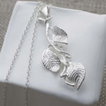 Silver Leaves Jewellery Set (MB059) by Gexist®